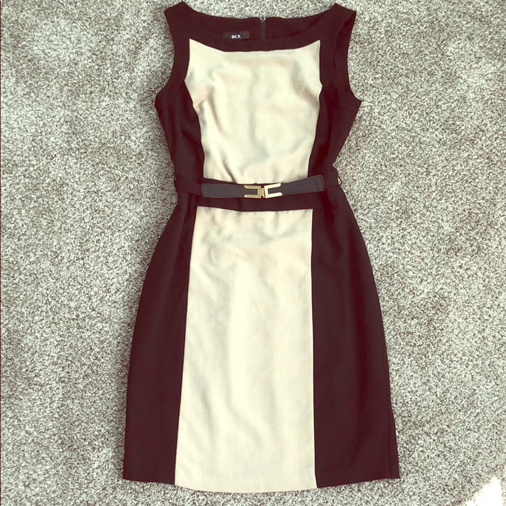 Business-casual block dress